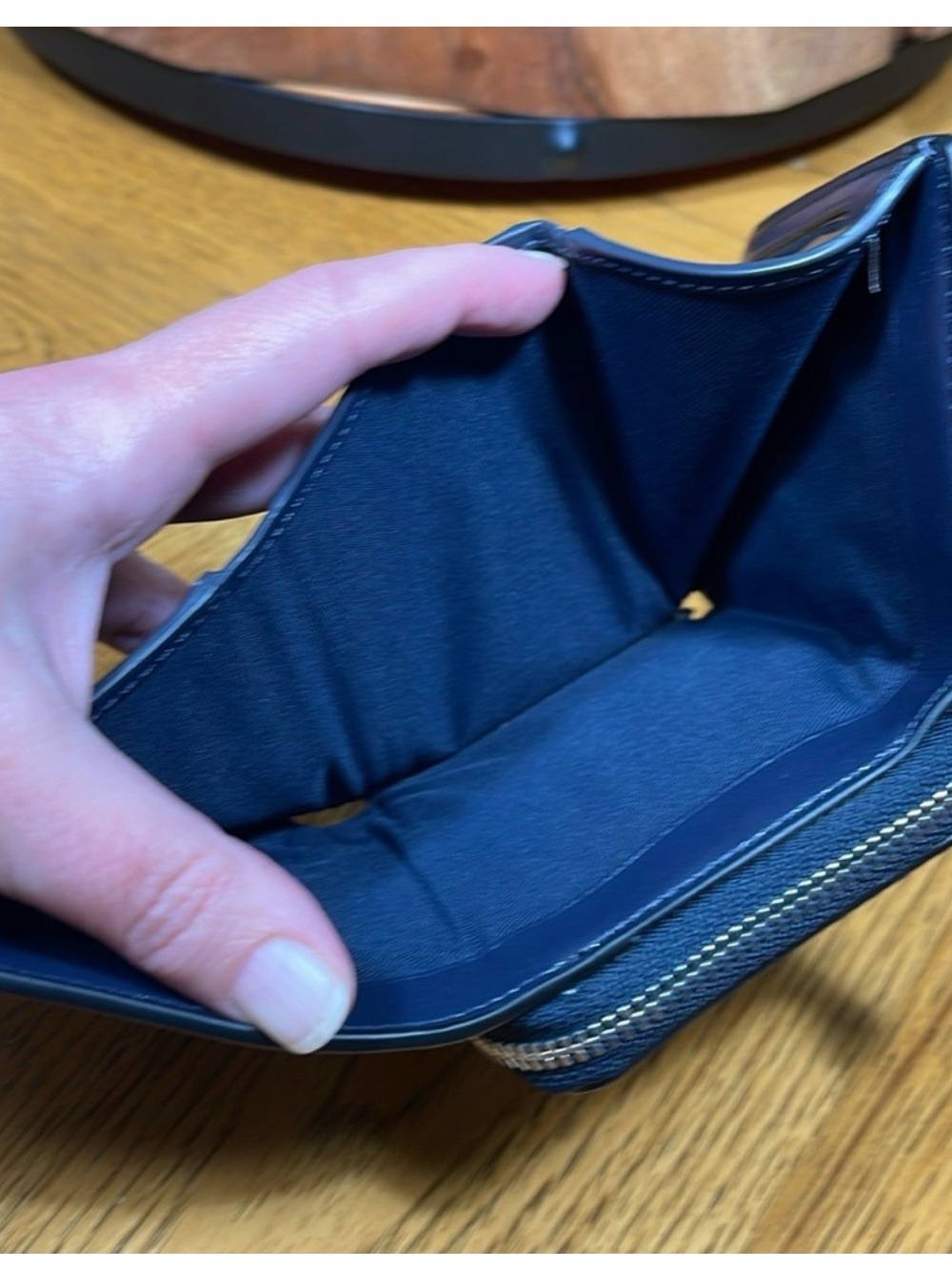 Coach Trifold Ditsy Star Wallet - Picture 7 of 8